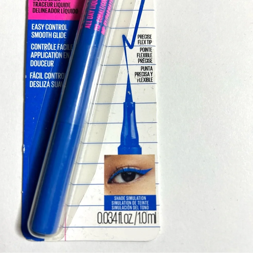 🆕 MAYBELLINE Master Precise All Day Liquid Eyeliner, Waterproof 113 Cobalt Blue